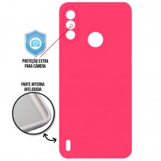 Capa Motorola Moto E7 Power - Cover Protector Pink